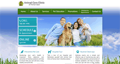 Desktop Screenshot of animalcareclinichomer.com