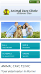 Mobile Screenshot of animalcareclinichomer.com
